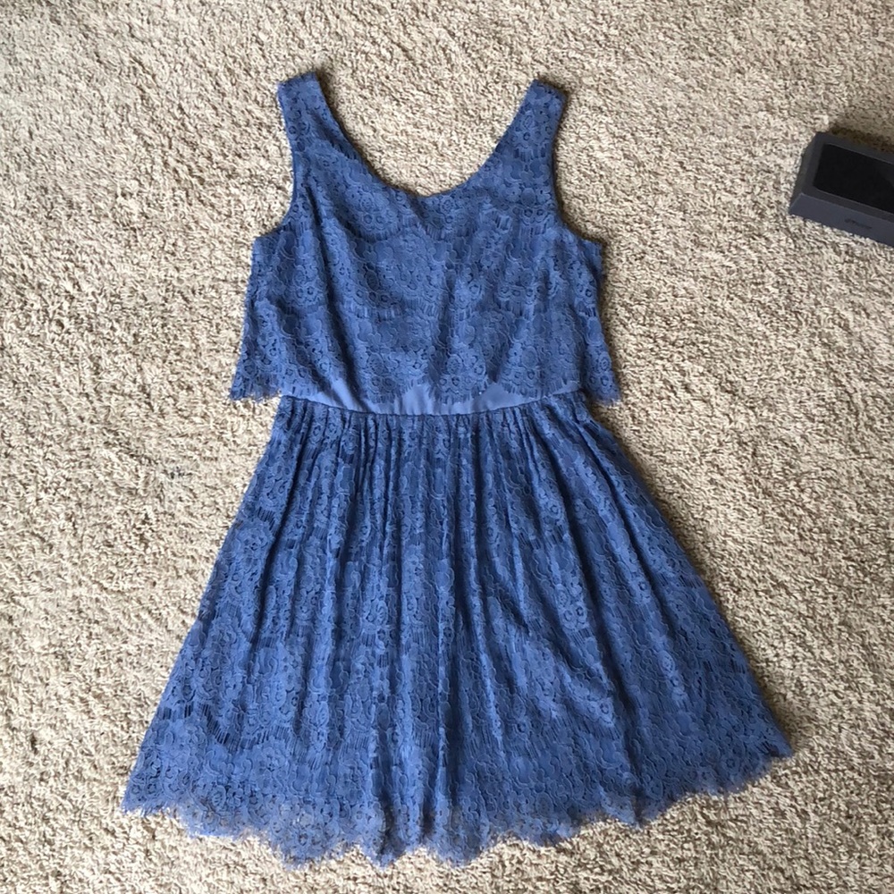 Blue lace Dress
